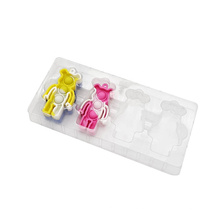 Custom 4 Holes PVC Clear Blister Plastic Insert Packaging Tray